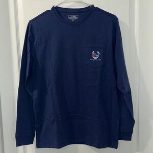 NWT - Vineyard Vines Boy’s Navy Blue Long Sleeve Shirt